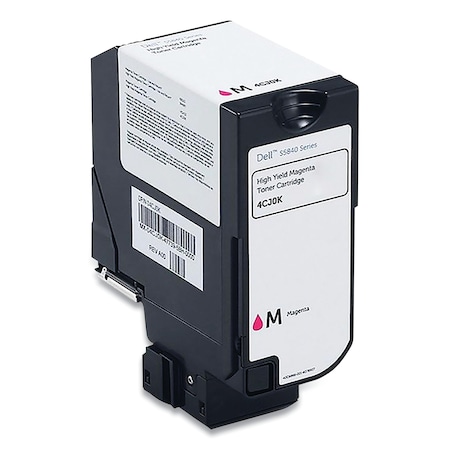 Dell 9MKKY High-Yield Toner, 12,000 Page-Yield, Magenta 9MKKY
